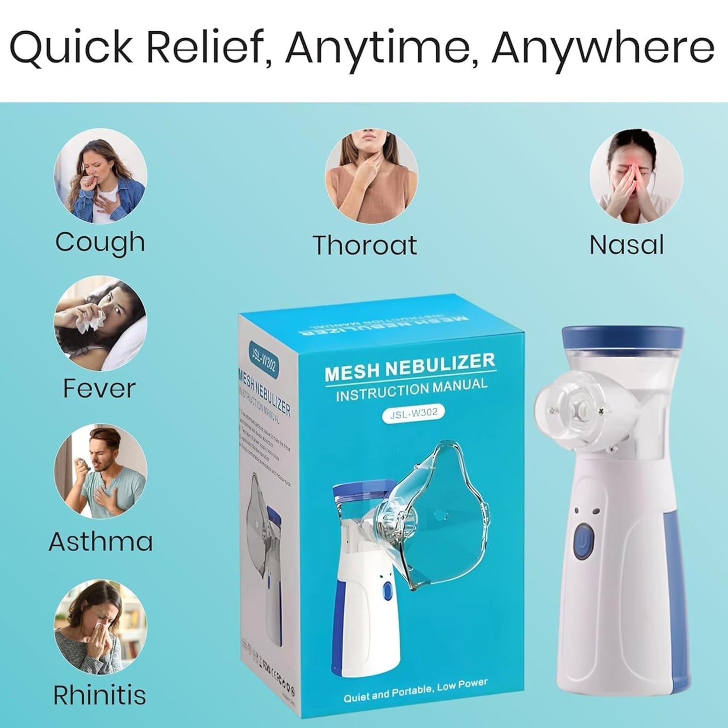 Portable Mesh Nebulizer Handheld
